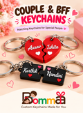 Custom Couple & BFF Keychains
