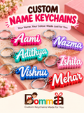Custom 3D Printed Name Keychain